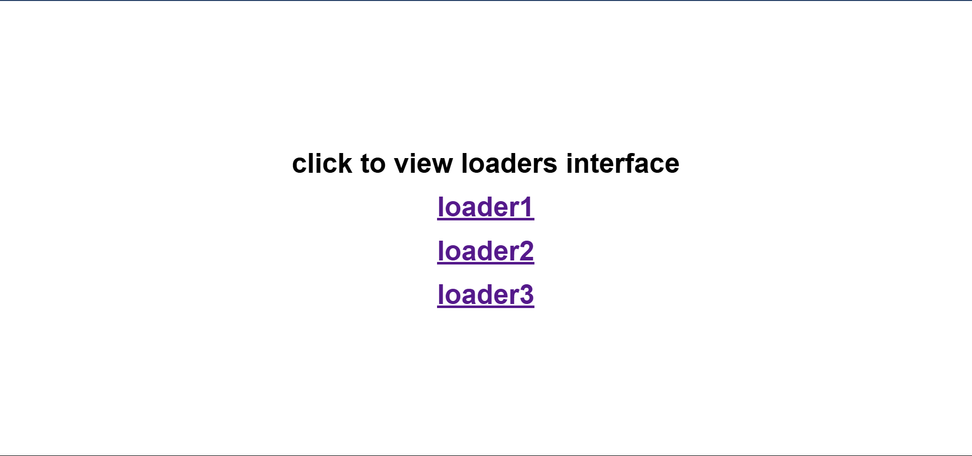 Loading Pages
